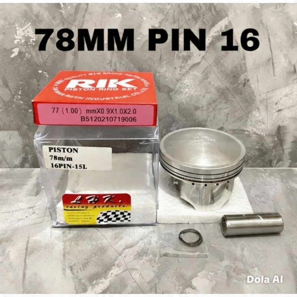 Piston LHK 78 78mm pen 16 set ring piston seher LHK Thailand