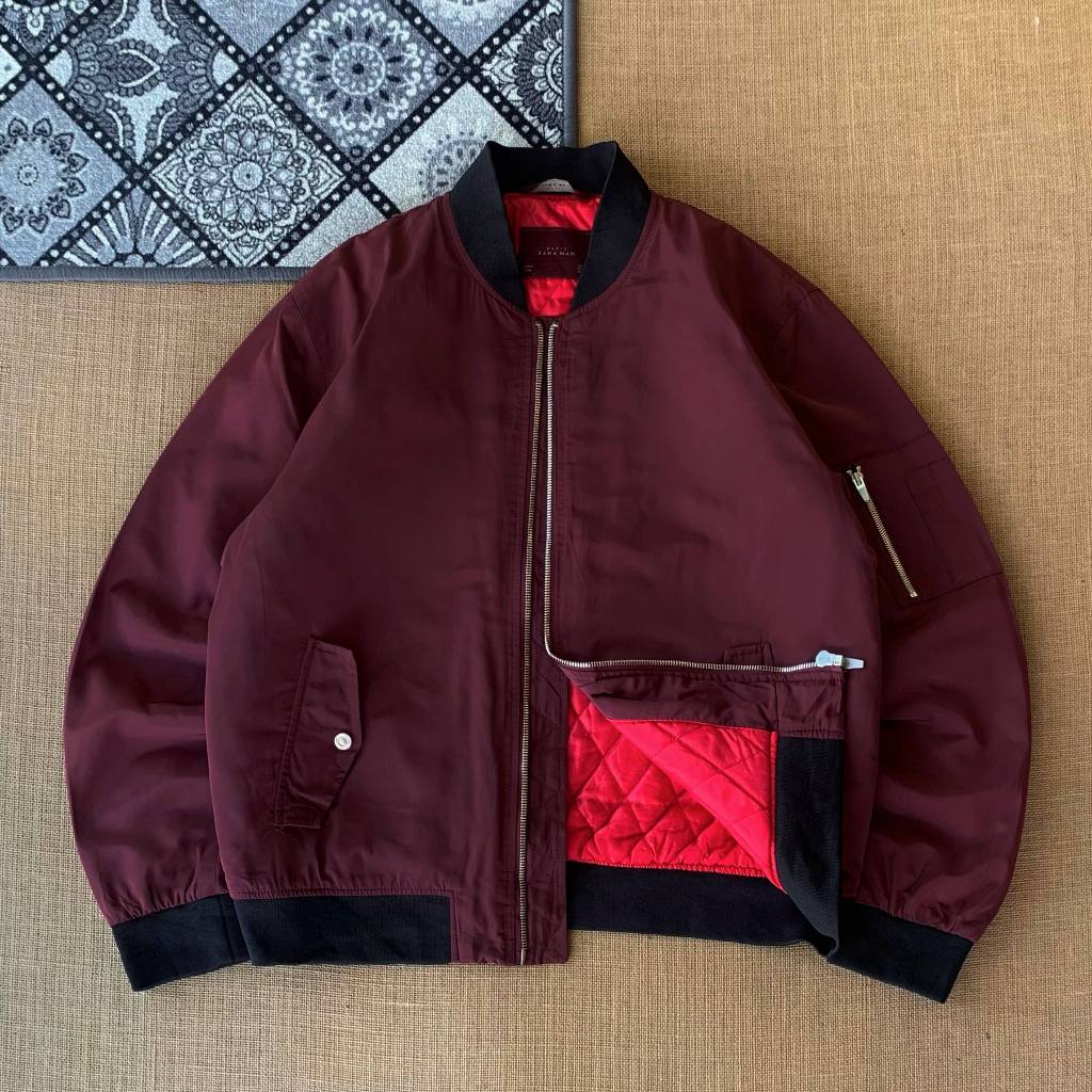jaket Zara Man size XL-XXL slim (seperti baru) 100% original 290426E