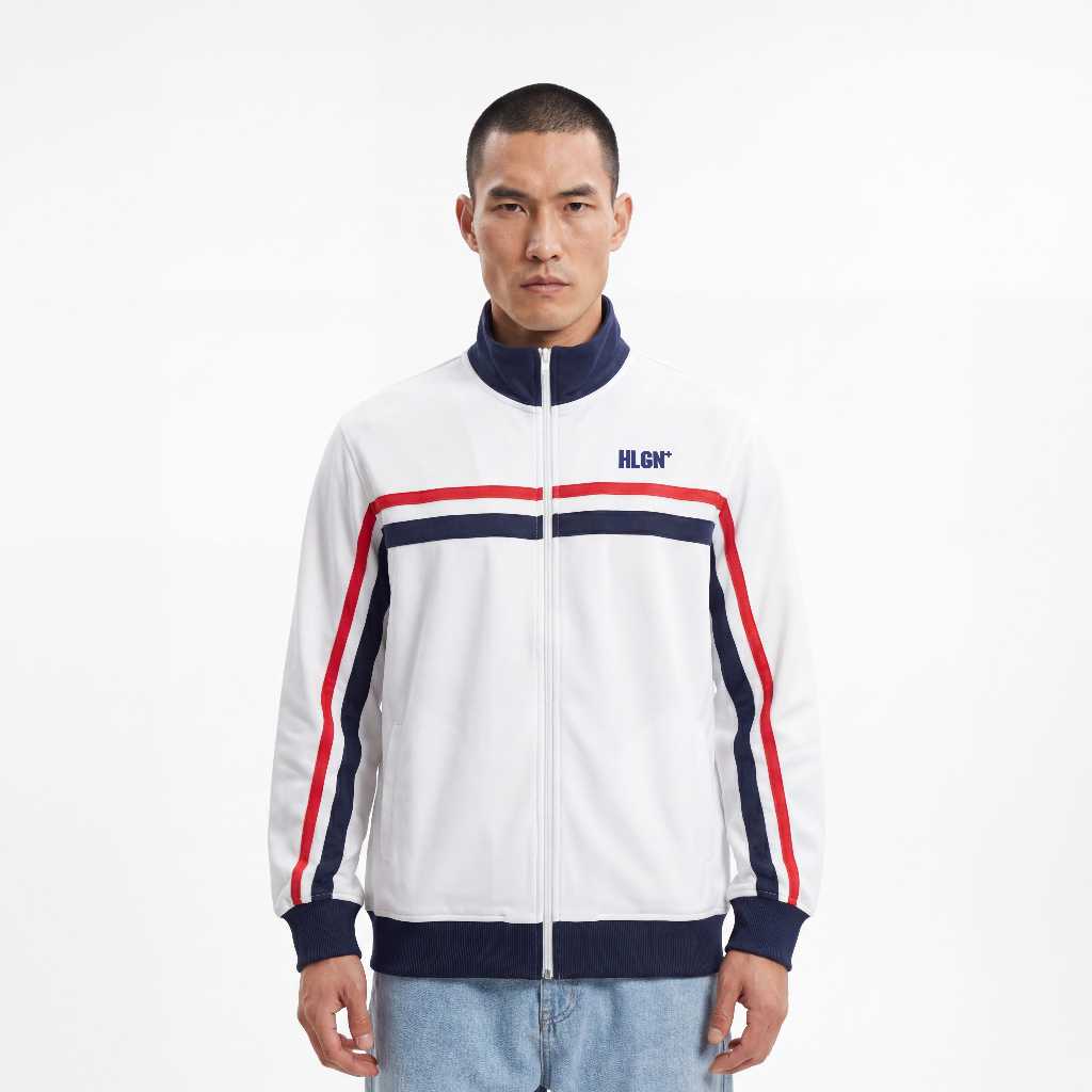 Hooligans Jacket Tracktop Bold Woodgate White R/N