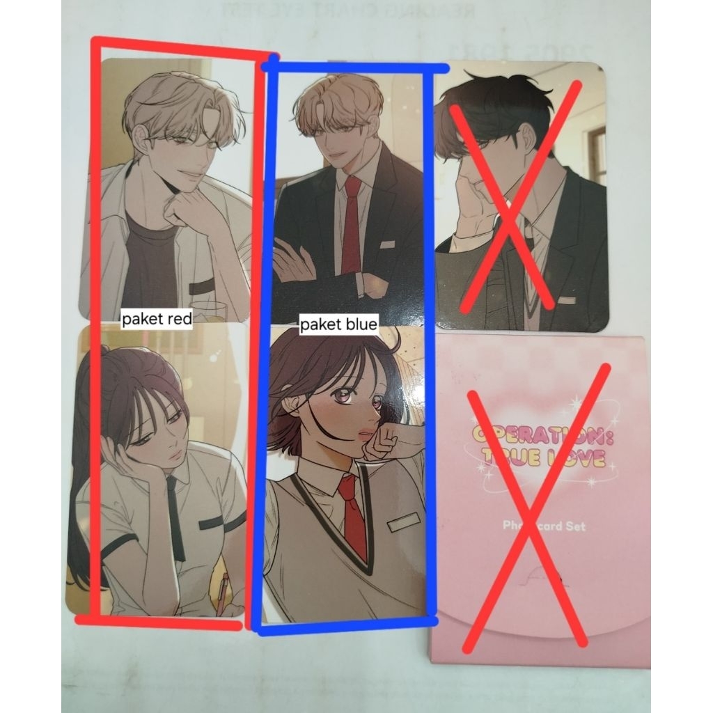 [OFFICIAL] Photocard manhwa OTL Operation True Love eunhyuk sooae dohwa