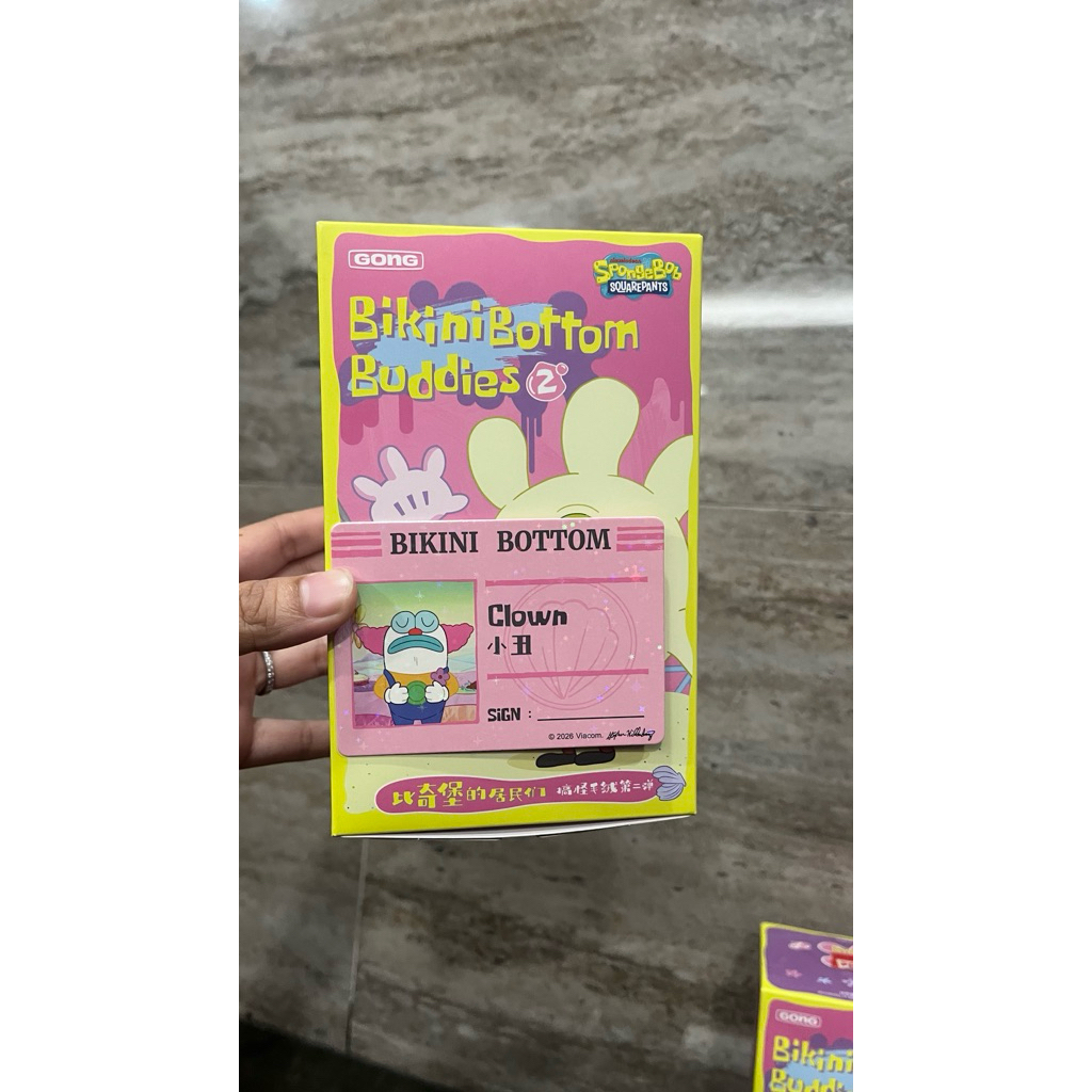 (SECRET) POP MART Residents of Bikini Bottom - Whimsical Plush Part 2 Pendant Blind Box SpongeBob Ac