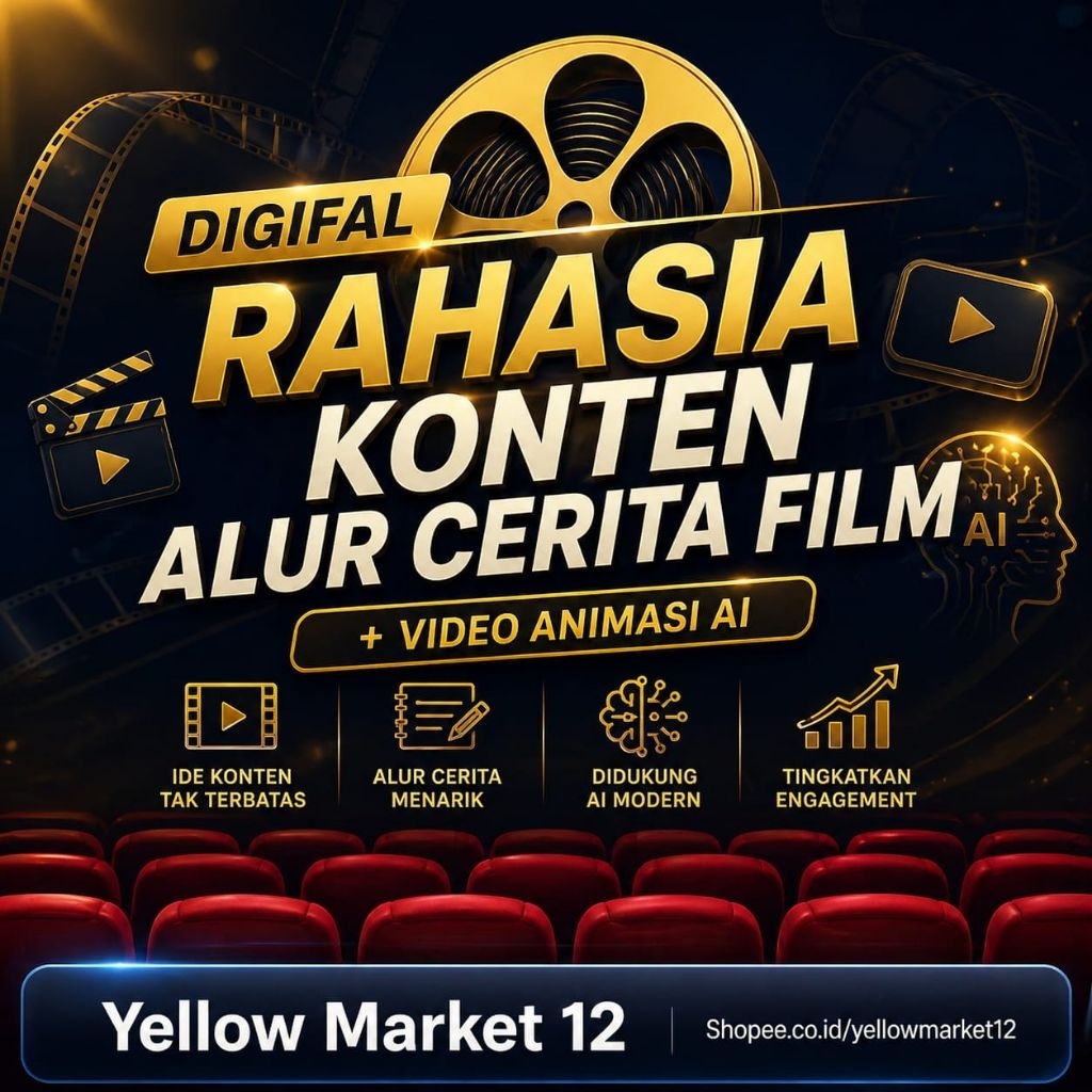 Rahasia konten Alur Cerita Film, rahasia membuat konten ALUR CERITA FILM & VIDEO ANIMASI AI - Yellow