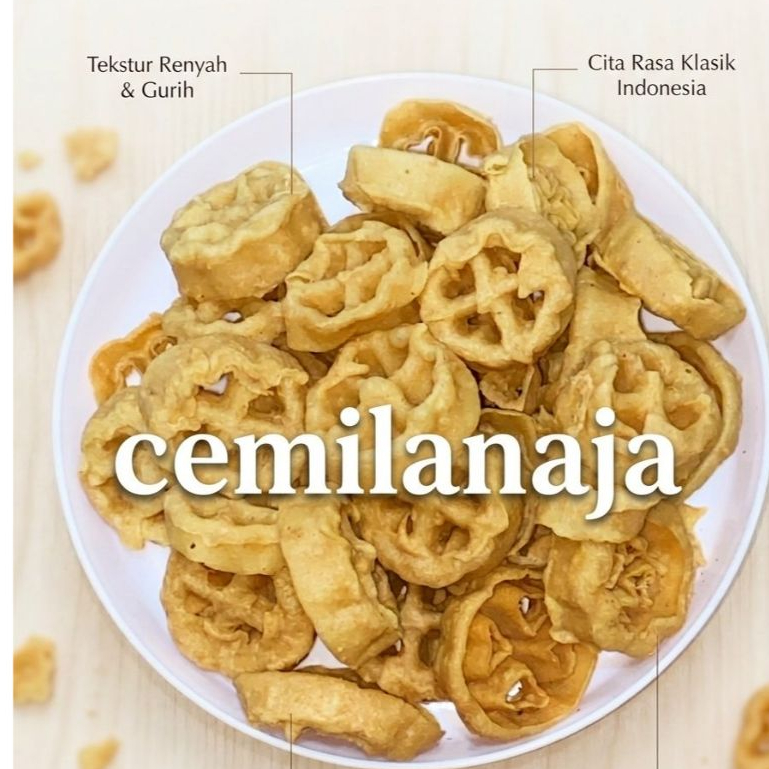SEROJA MINI KUE KEMBANG WIJEN MANIS / SNACK SAROJA ASIN / JAJANAN JADUL / OLEH OLEH KHAS CIAMIS