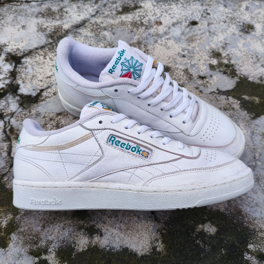 REEBOK CLASSiC C85 WHITE GREEN SECOND