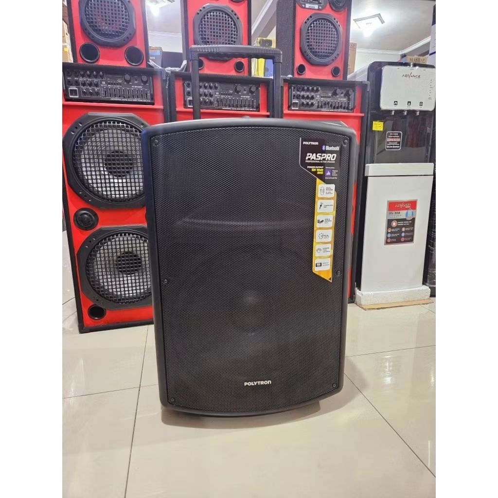 SPEAKER/ SPIKER PORTABLE BLUETOOTH POLYTRON PAS PRO 12F3 BS