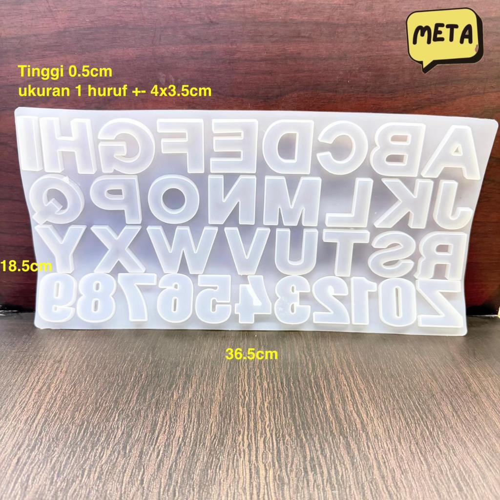 CETAKAN HURUF SILICON / CETAKAN ANGKA / CETAKAN COKLAT / CETAKAN PUDING / CETAKAN AGAR / CETAKAN HUR