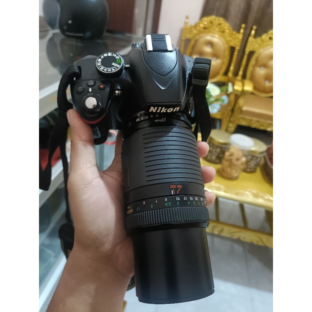 Nikon D3200 + lensa manual
