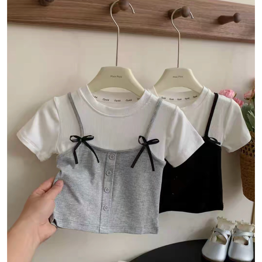 CF002 - Tank + Inner Kids Korean Look