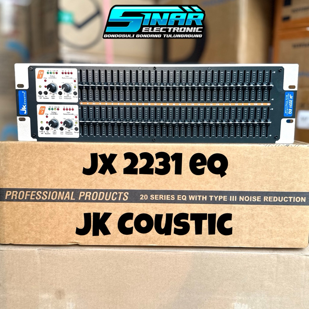 Equalizer JX 2231 EQ JK Coustic JX2231EQ Original