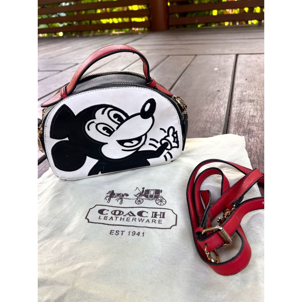 PL Tas Coach Disney Mickey Mouse Mirror