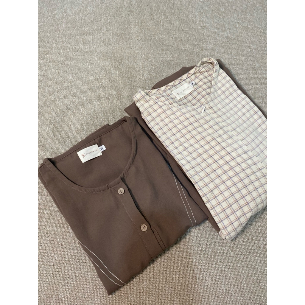 [PRELOVED]- JILBRAVE Adara Dress Warna Choco Size M