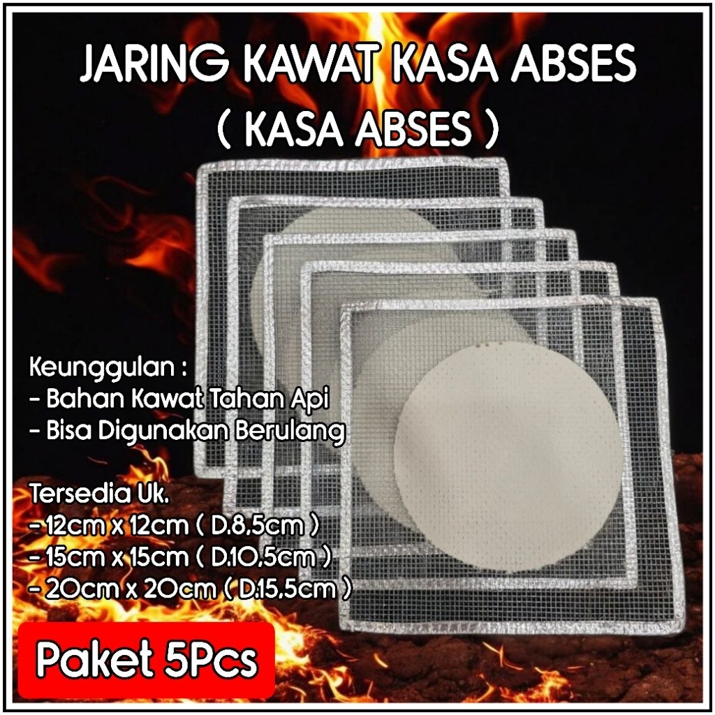 JARING KASA ABSES ( JARING ASBES ) / KAWAT KASA ABSES / JARING ALAS PEMBAKAR LABORATORIUM / JARING A