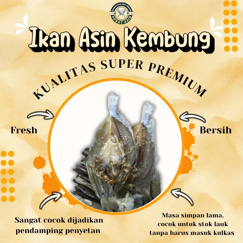 ikan asin kembung/ikan asin glomo