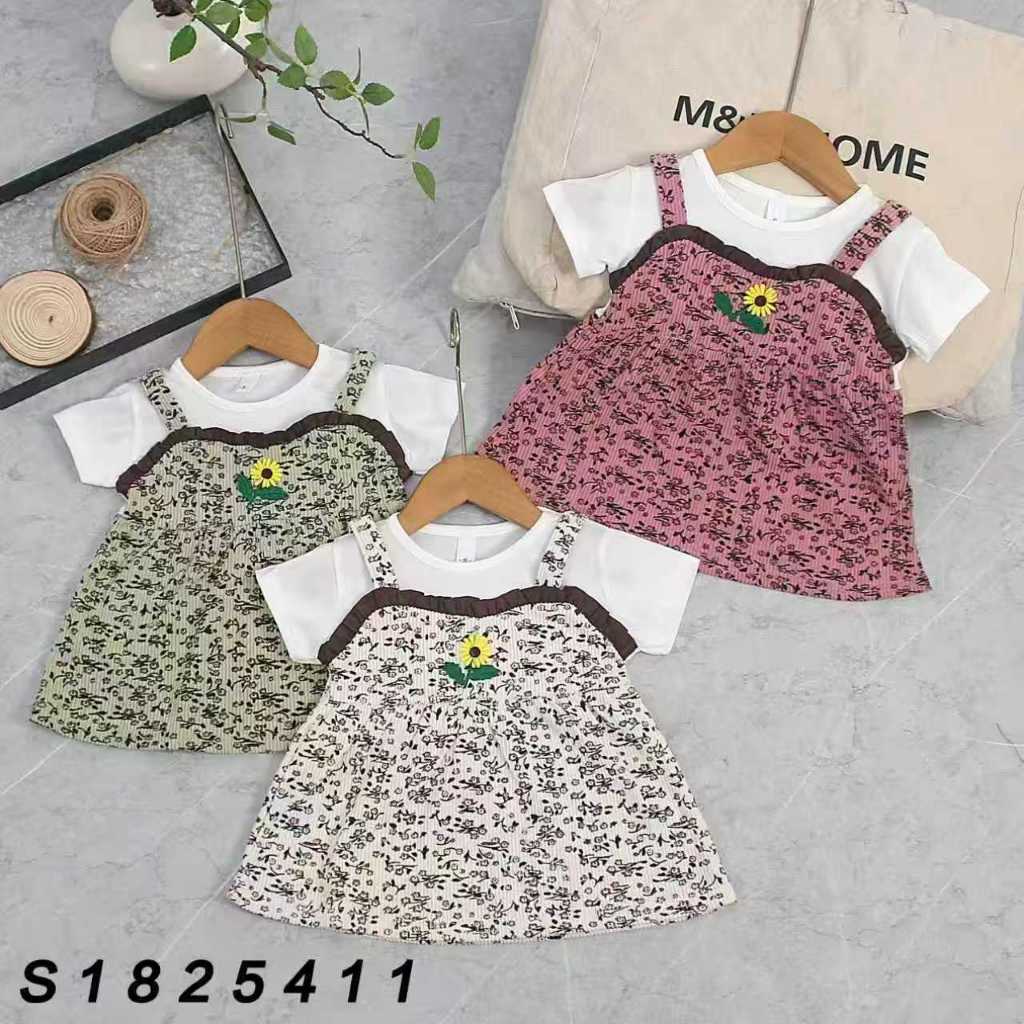 dres import/Bahan katun& kain tile yang sudah dilapisi furing yang lembut/ varian warna dan motif