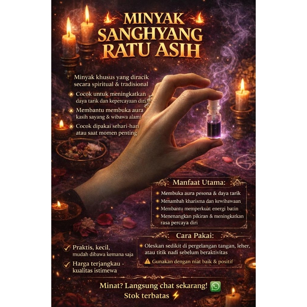 MINYAK SANGHYANG RATU ASIH ASLI BRADERS KARAWANG