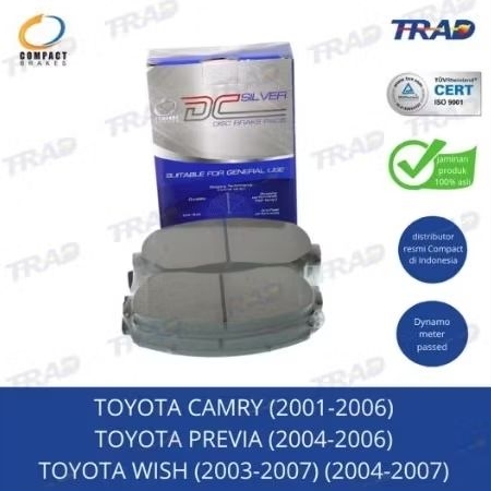Kampas Rem Belakang Toyota Camry ACV30/ Previa/ Wish