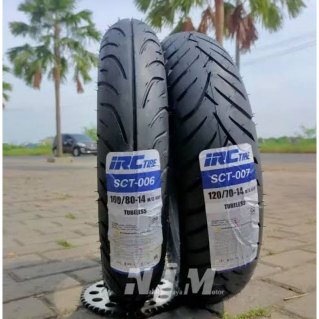 Promo Sepasang Ban Motor Metik Beat Vario Mio Scoopy Tubles,,,