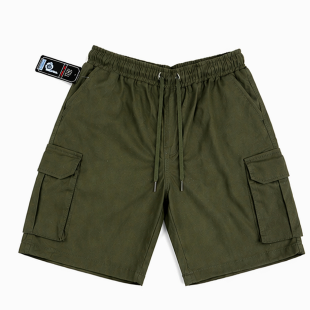 Celana Pendek Chinos Army Pria Katun Premium Pinggang Karet - Celana Pendek Santai Pria Dewasa