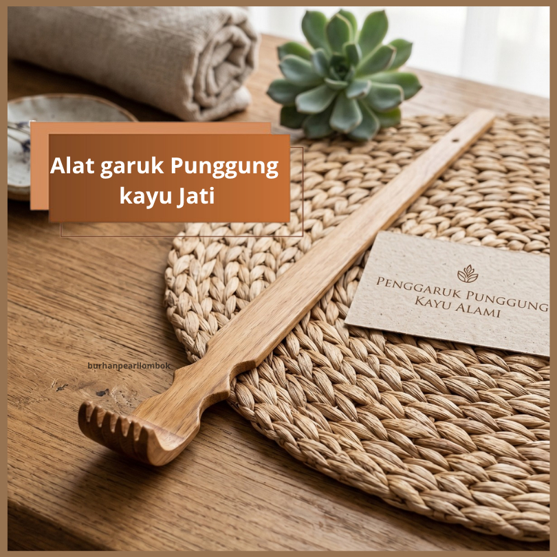 Garukan Punggung Gatel Bahan Kayu Jati Berkualitas