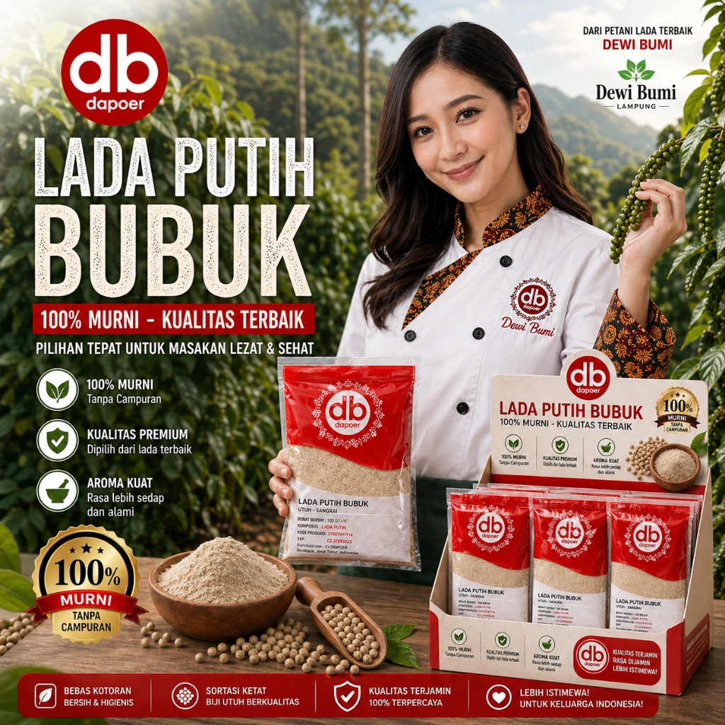 Lada Putih 1kg Merica Putih