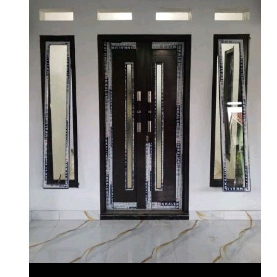 PINTU ACP ALUMUNIUM KUPU-KUPU/ TARUNG 3IN FREE BUBBLE WRAP DAN PACKING KAYU