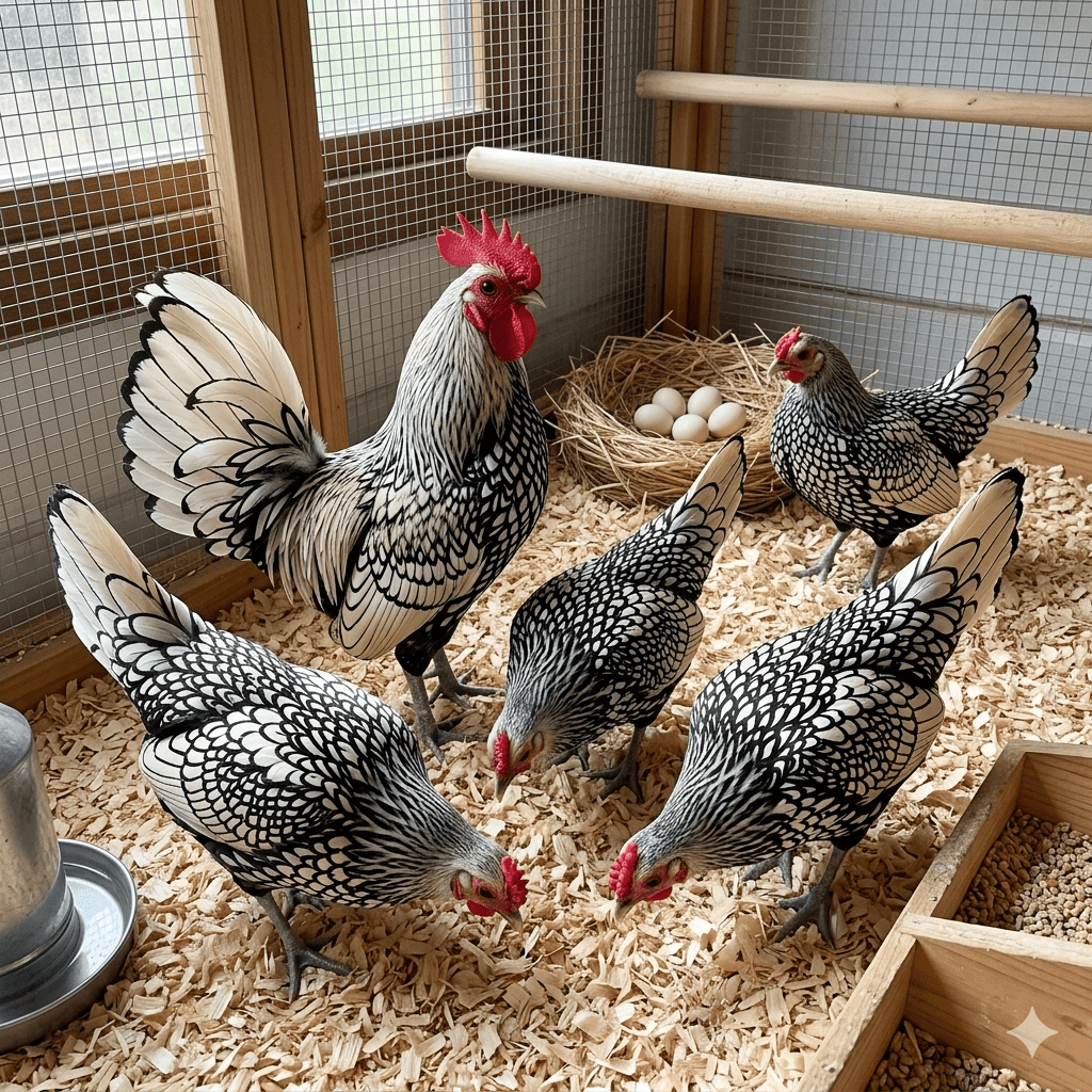 telur ayam batik kanada / ayam kate hias untuk ditetaskan original berkualitas