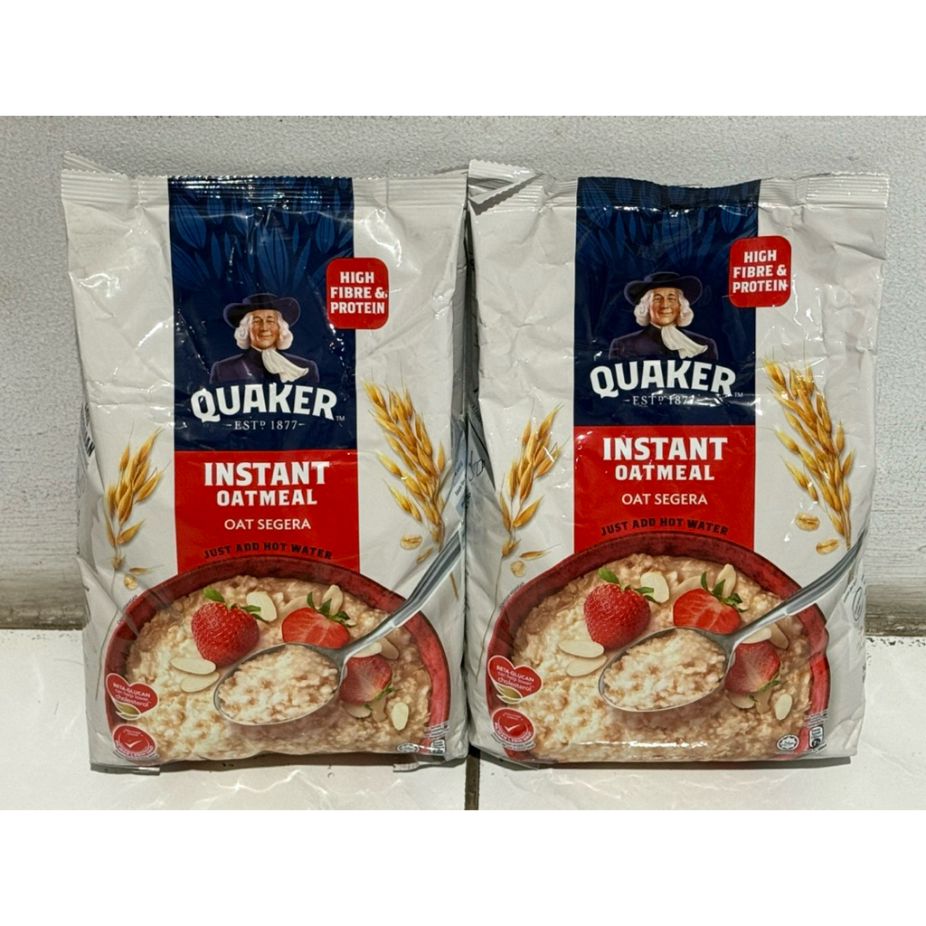 Quaker Instan Oat Segera 1.2Kg Malaysia Oatmeal Instan