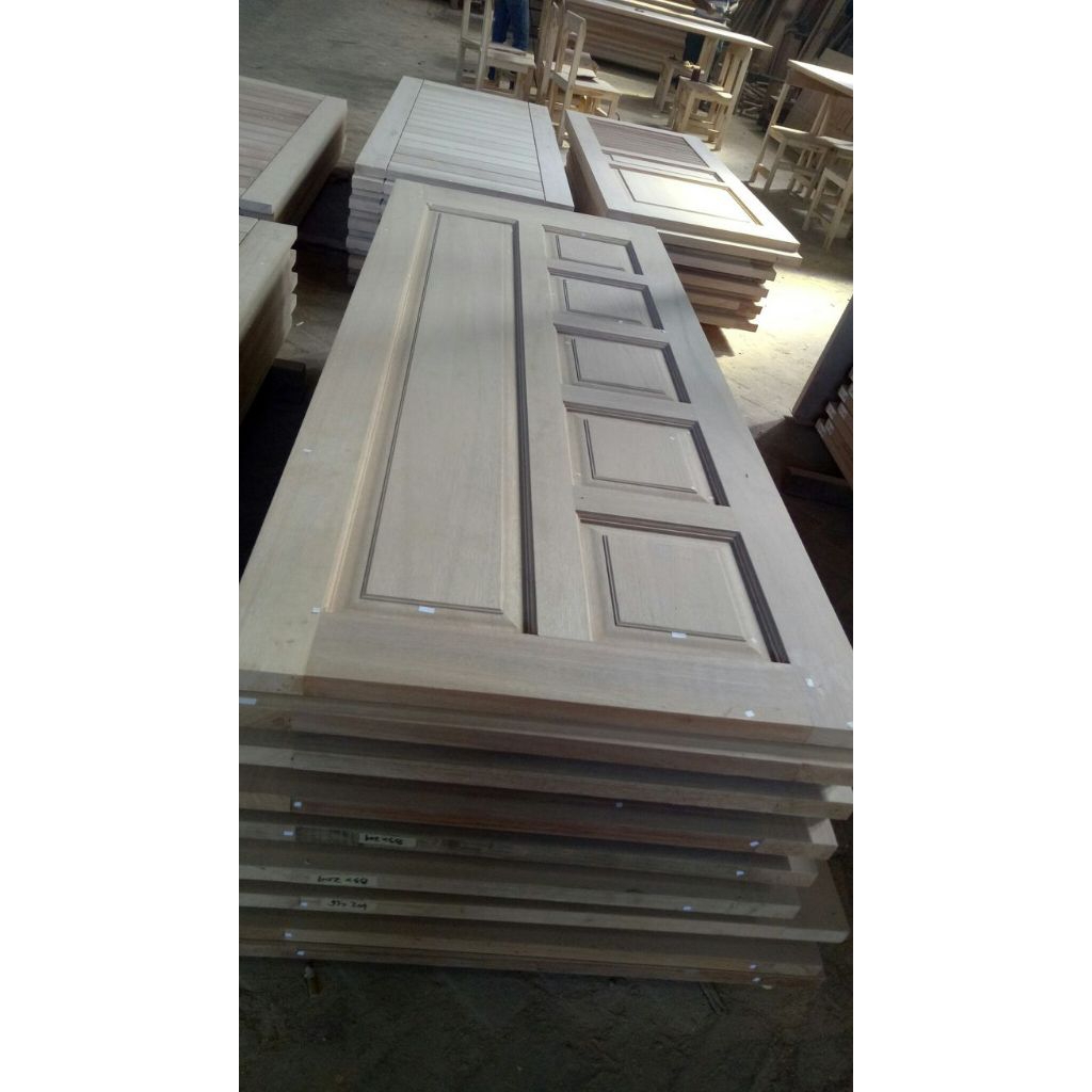 PINTU KAYU MERANTI BAYUR
