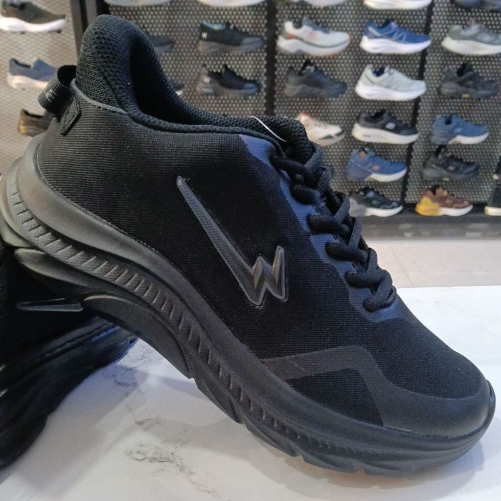 Sepatu Sekolah Anak/Dewasa Eagle Solaris Hitam/Hitam Original