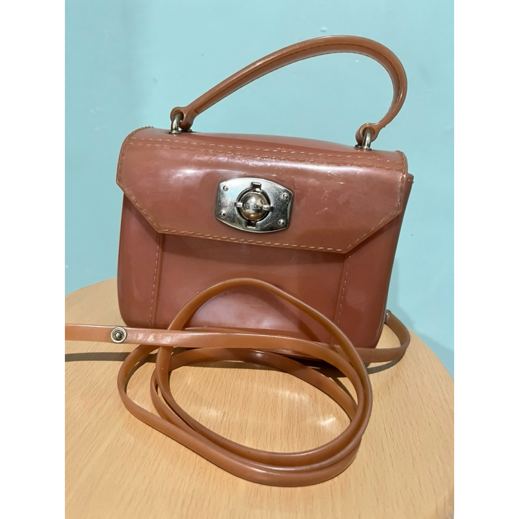 Tas Ori Furla jelly made italy