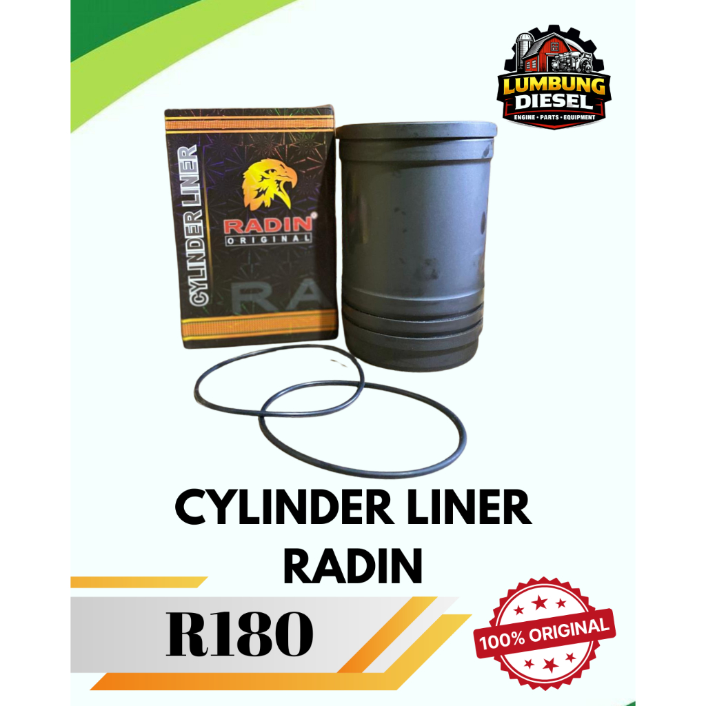 Cylinder Liner RADIN R180 / Boring Mesin Diesel R180 8PK / Boring Seher R180 RADIN Cylinder Liner Me