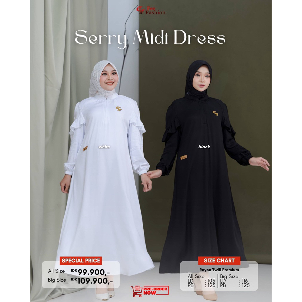 Fee Fashion - Dress / Midi Dress / Serry Midi Dress Fee Fashion