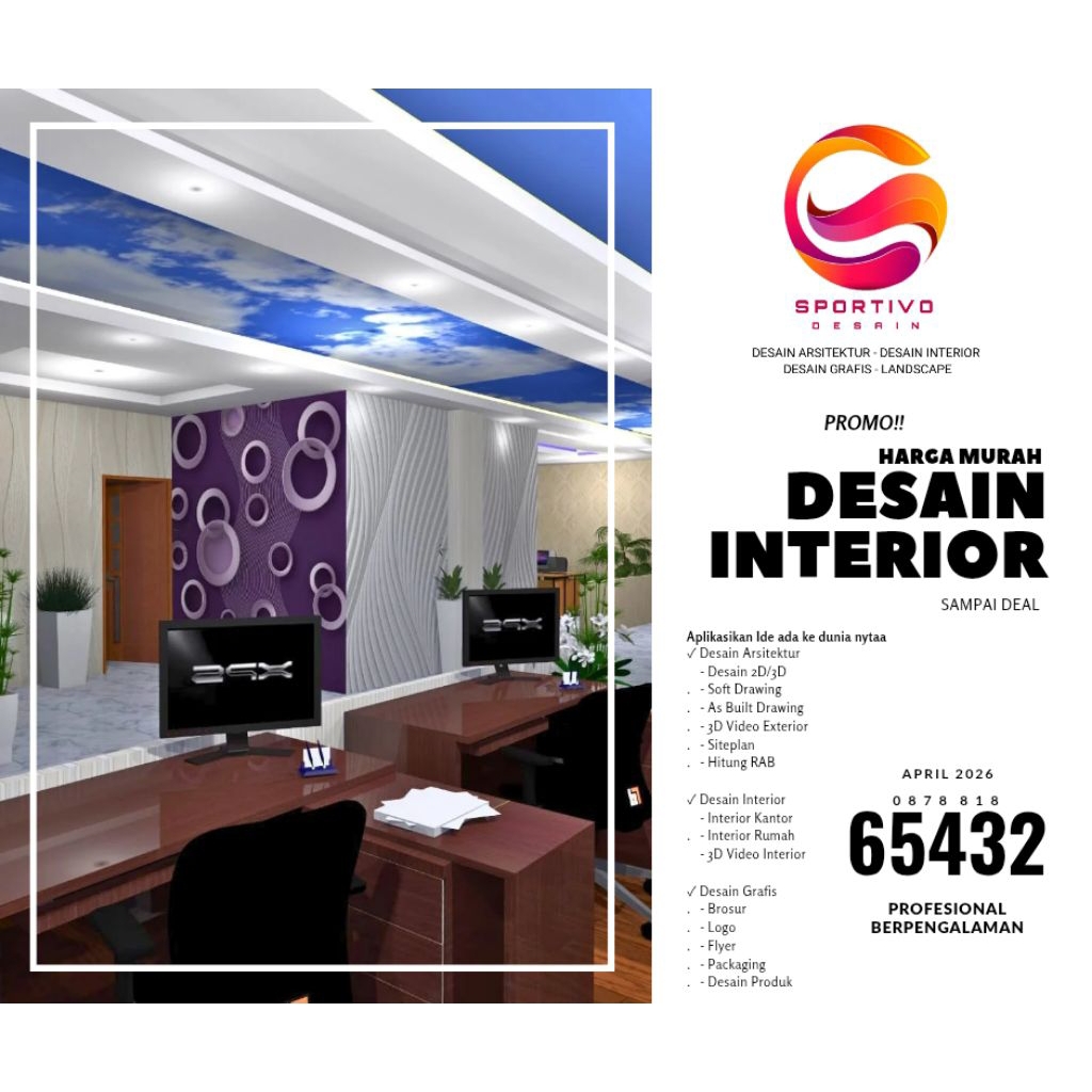 Jasa Desain Interior 2D/3D
