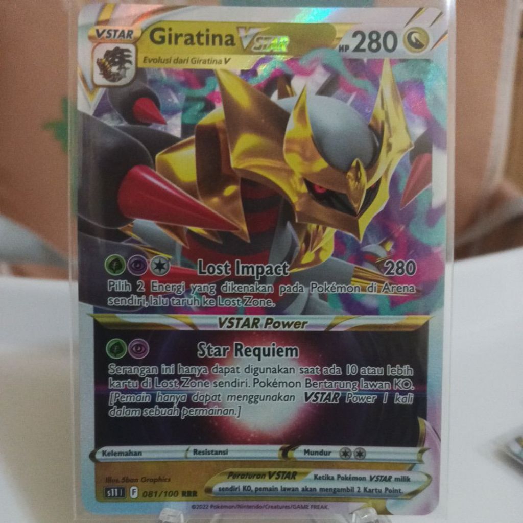 Giratina VSTAR RRR 081/100 S11 Neraka Sirna