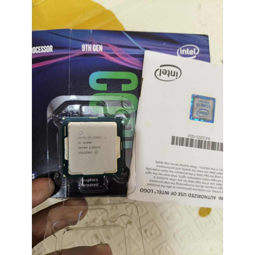 prosesor i5 9400f second