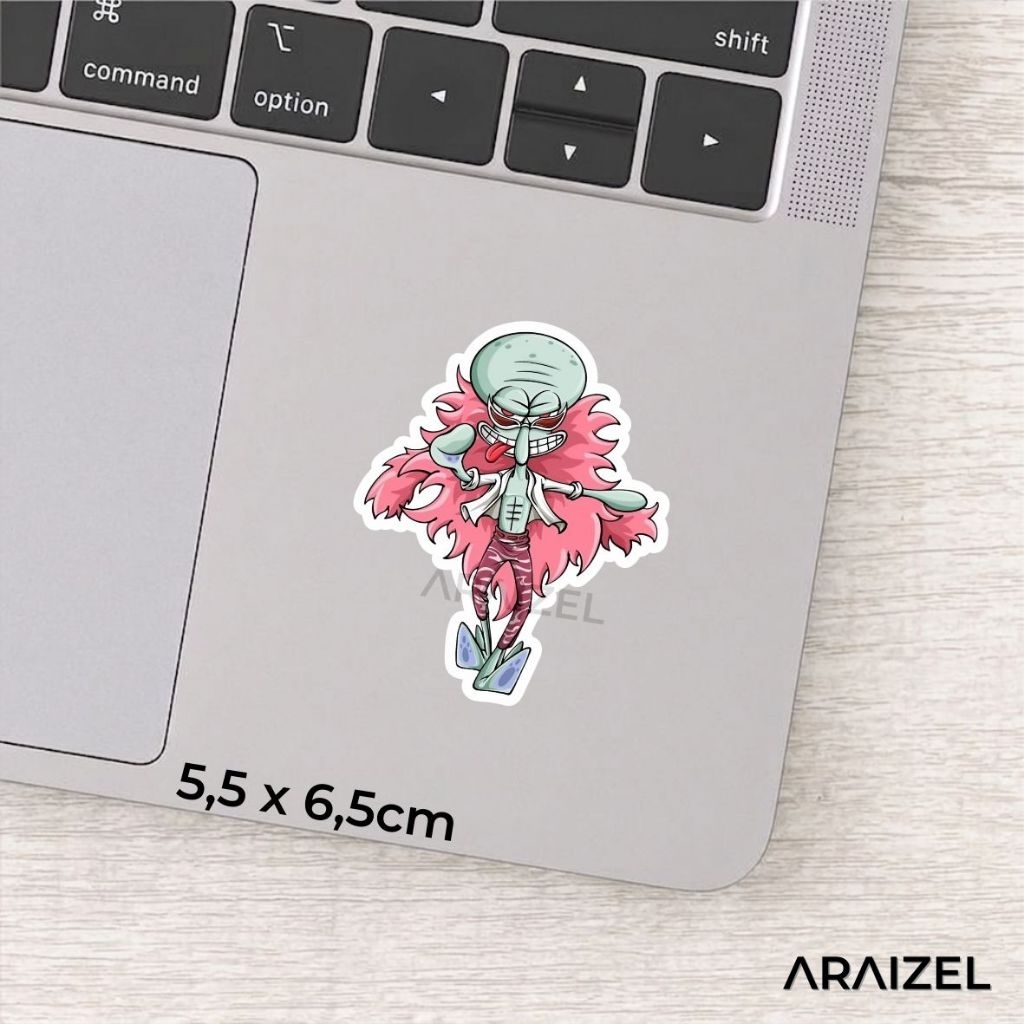 Sticker Stiker Anime Squidward Doflaminggo