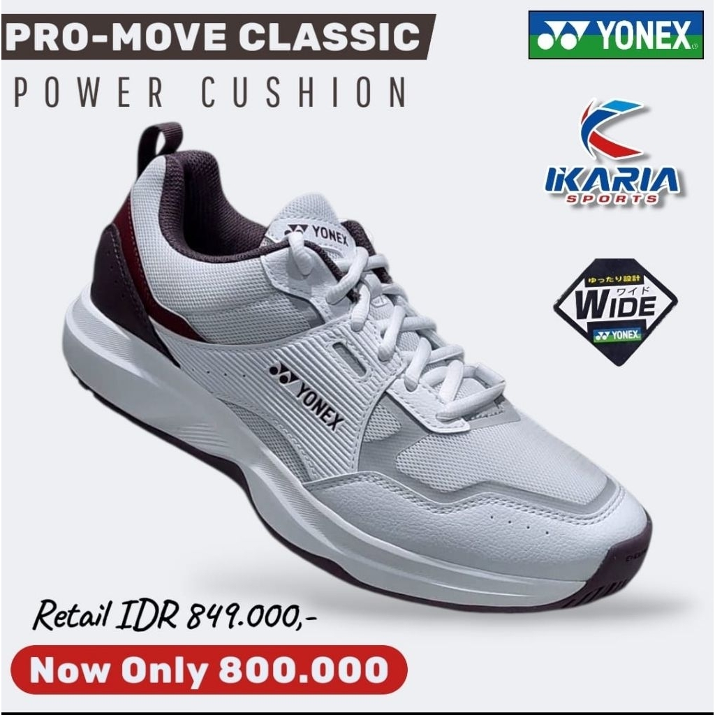 SEPATU YONEX PRO-MOVE CLASSIC POWER CUSHION ORIGINAL 100%