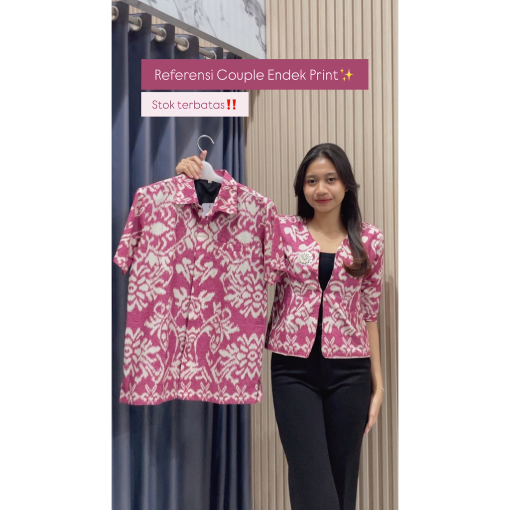 Couple Endek Katun Bali/Couple Endek Katun/Couple Endek