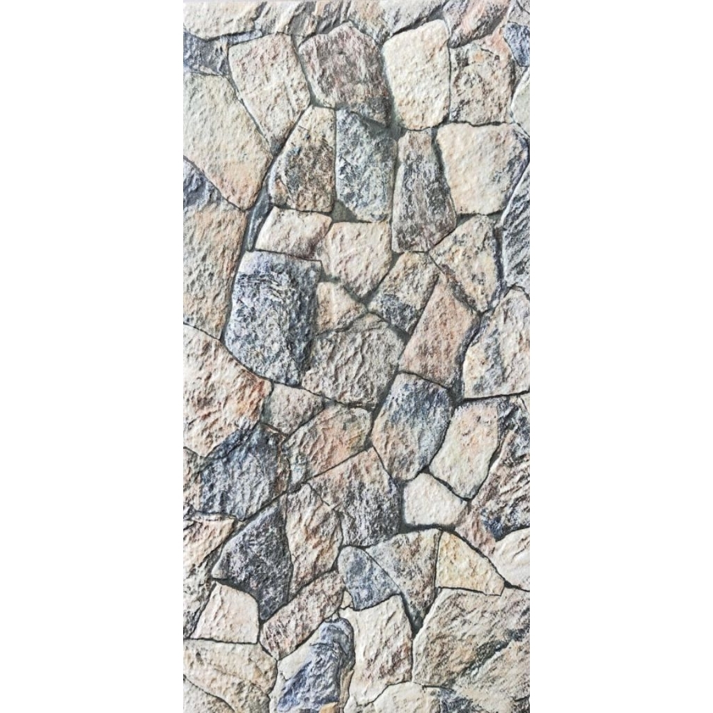 Keramik 20x40 dinding pagar batu alam