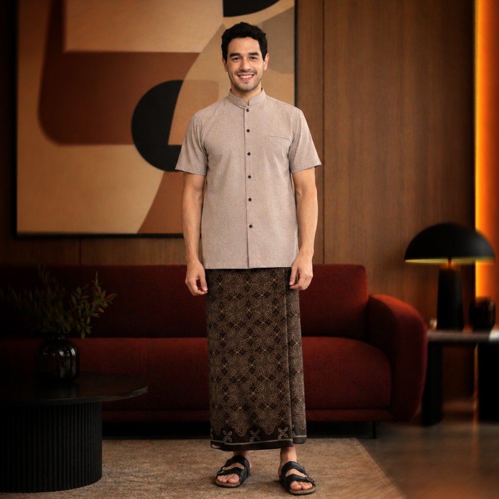 Sarung Bintang Gajah Onta Legenda XS 8261 NURAGA Motif Ornamen Klasik Modern