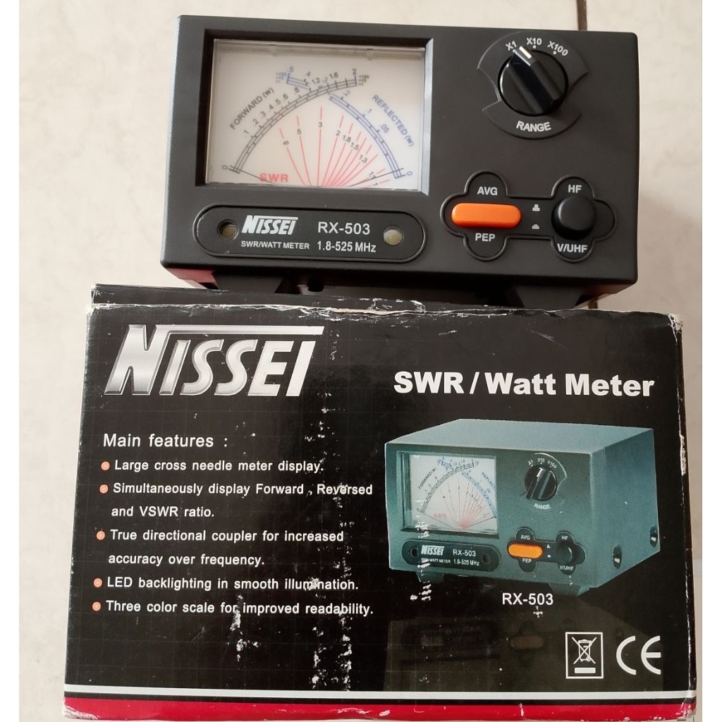 SWR dan Power meter Nissei RX503