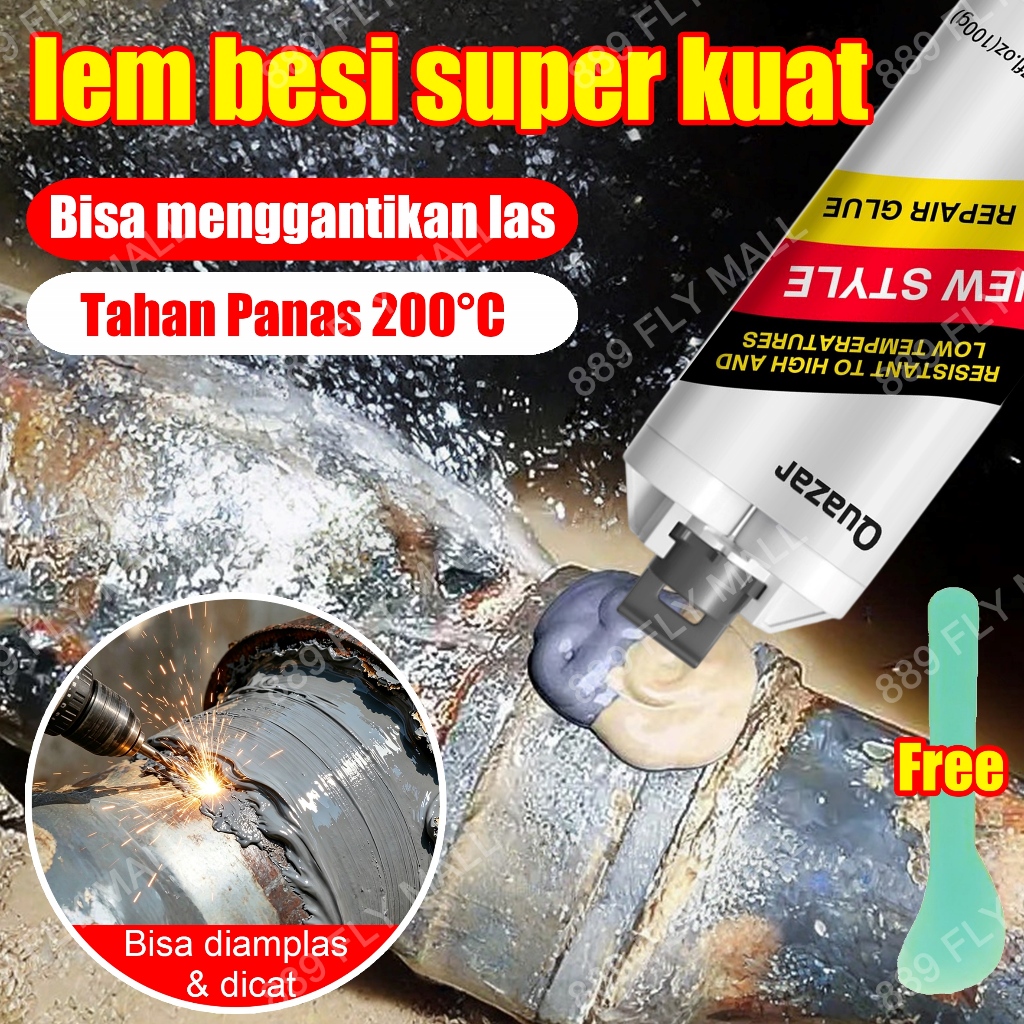 lem besi super kuat tahan panas lem ab lem besi kuat serbaguna lem las tahan suhu tinggi anti bocor 