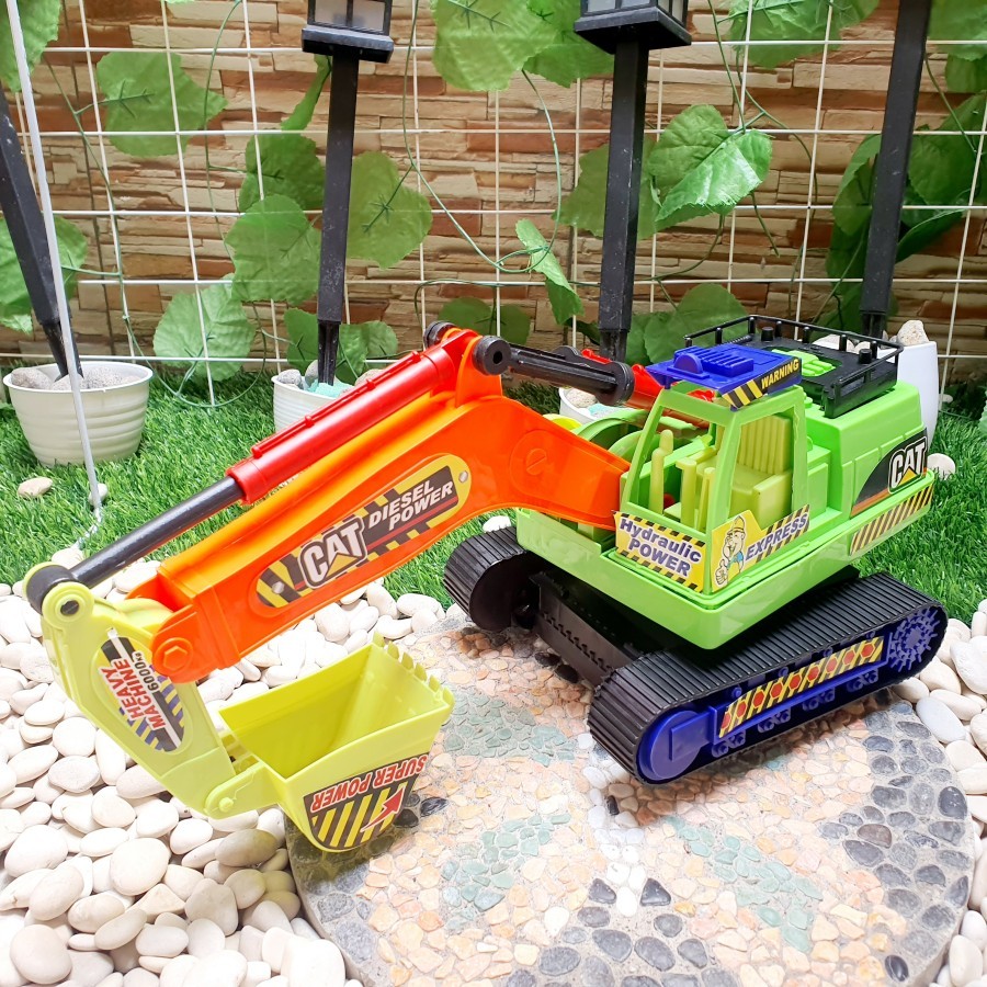 Mainan Excavator Jumbo Edukasi - Mainan Truk Beko Anak Besar