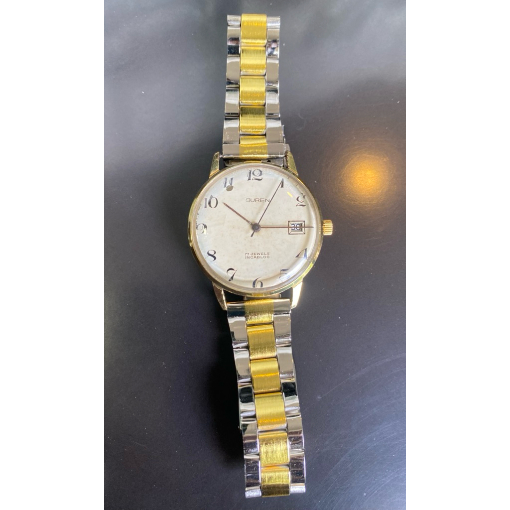 Preloved Vintage Watch Buren Manual Winding