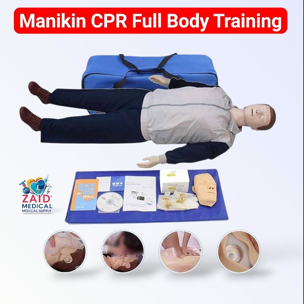 Phantom Manikin CPR full Body Silicone/ Manikin CPR Training full Body Simulator