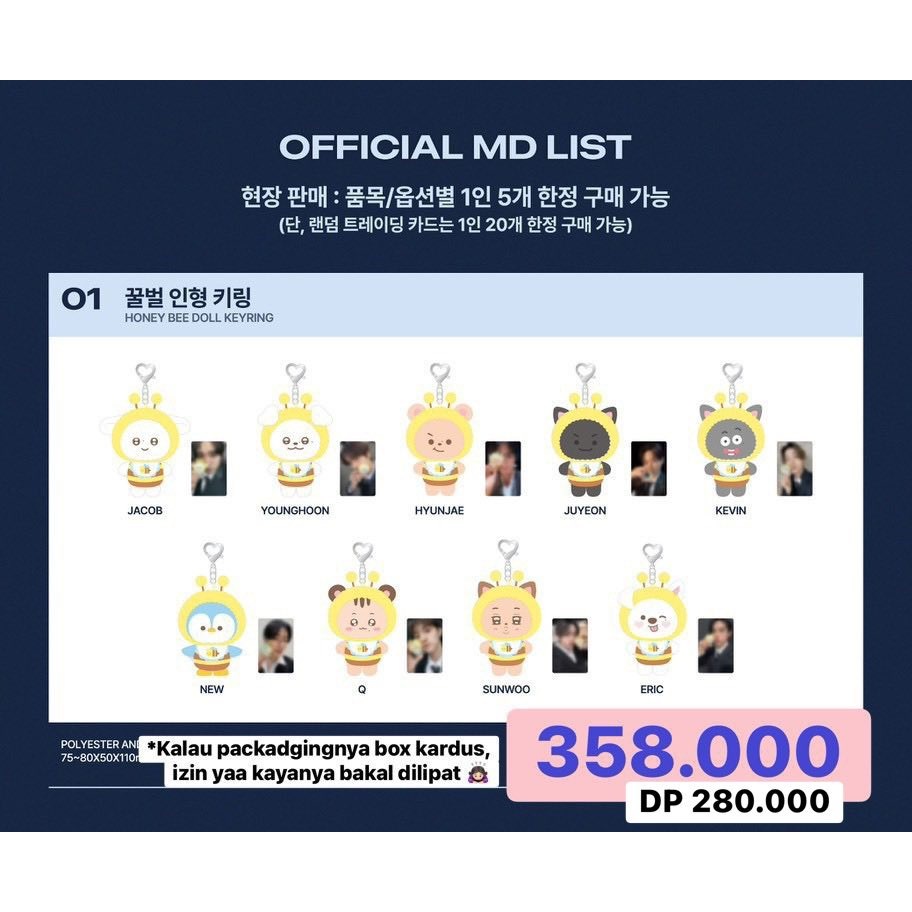 Doll The Boyz [PO] Honey Bee Keyring MD INTER-ZECTION 2026