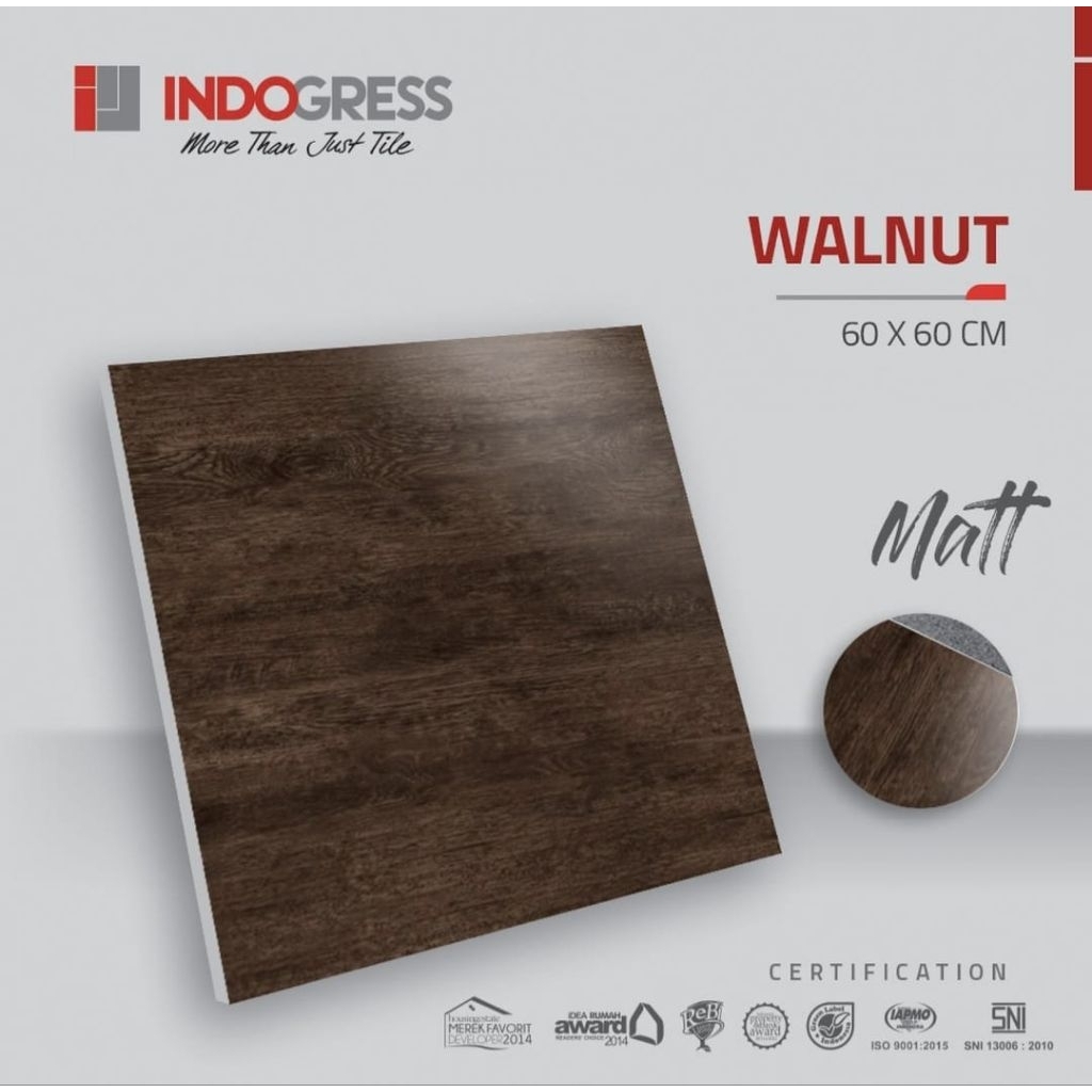 Granite 60x60 Indogress Walnut | Matt