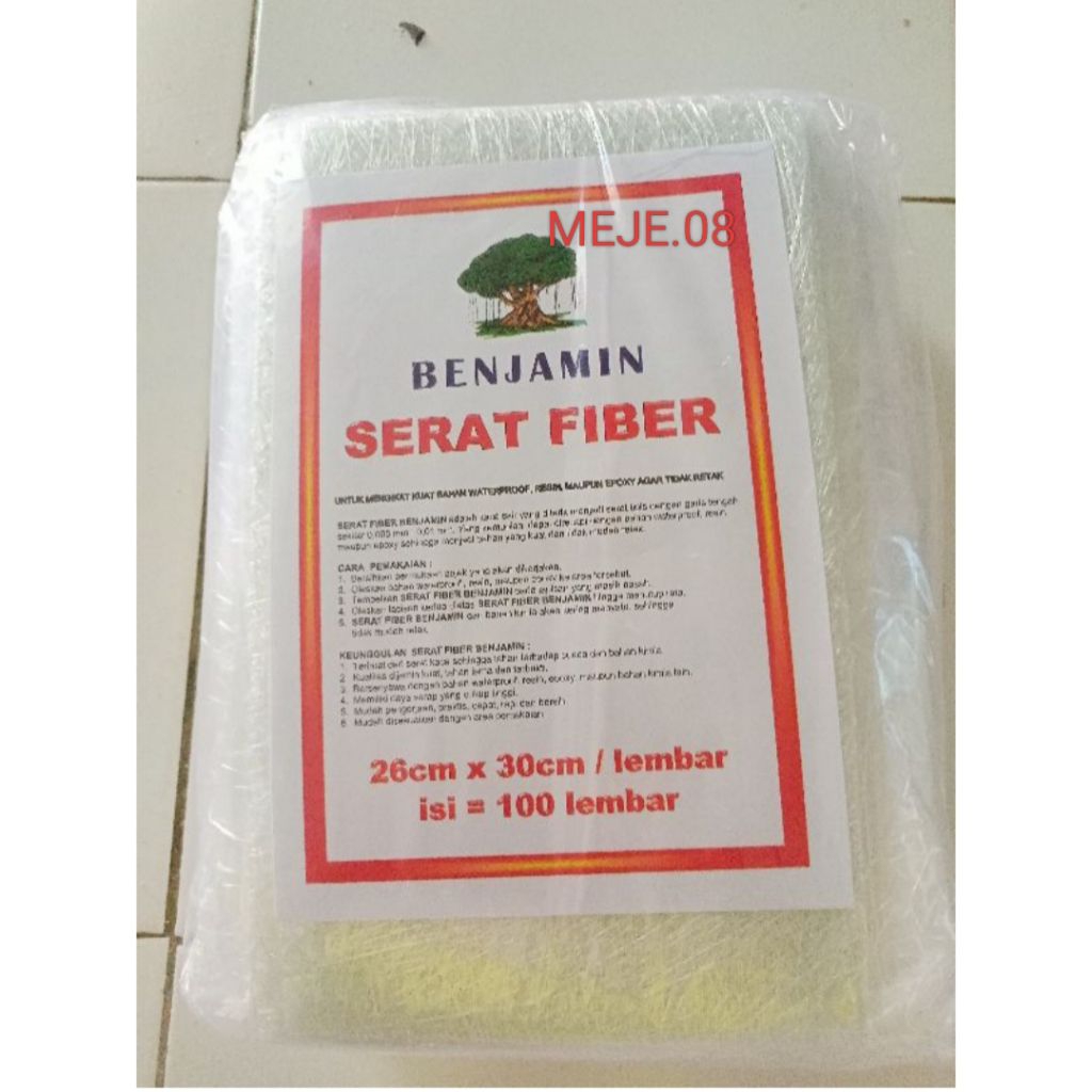Kain kasa serat fiber kasar (26cmx30cm) isi 100pcs