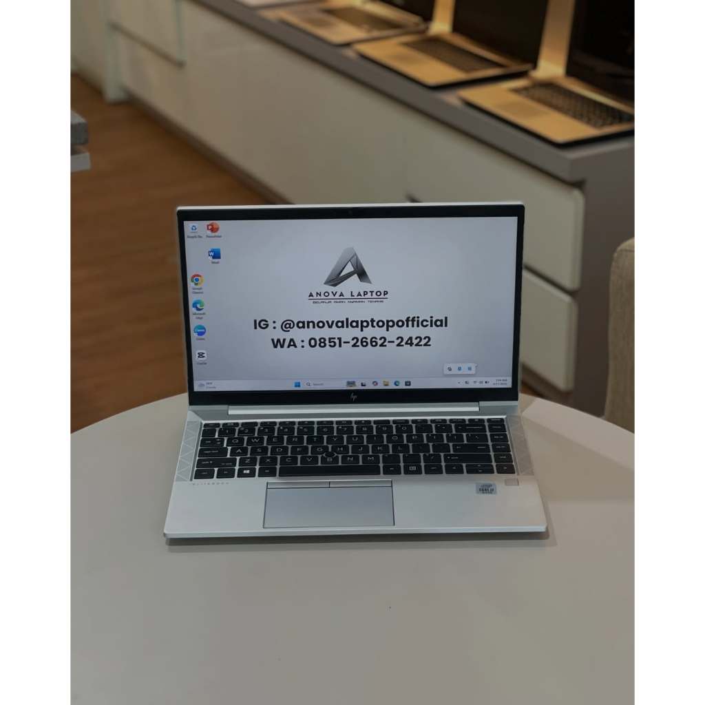 LAPTOP HP ELITEBOOK 840 G7 DENGAN CORE I7 GEN 10 RAM 16 SSD 256