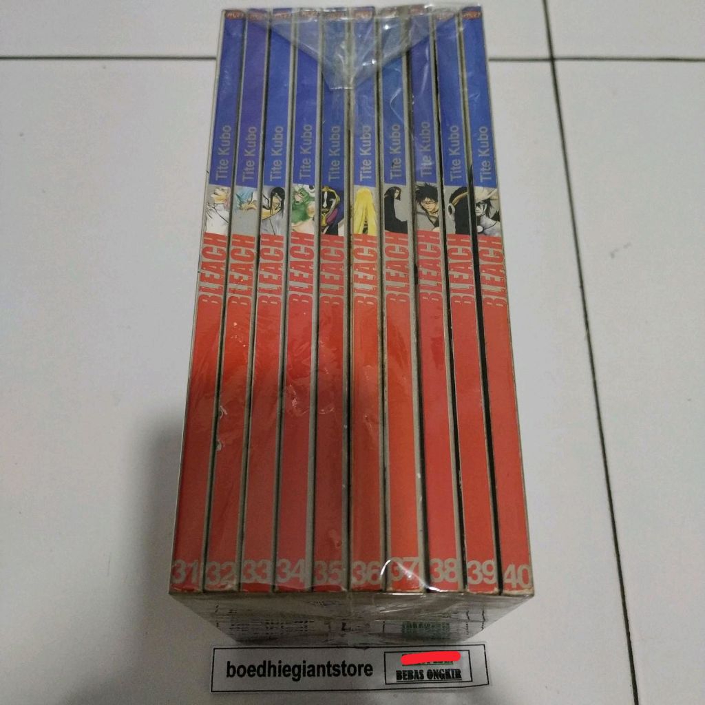 Komik Bleach 31, 32, 33, 34, 35, 36, 37, 38, 39, 40, Kolpri, Paketan 10bk, TS